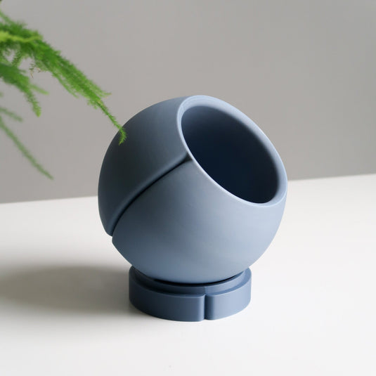 Indoor planter with drainage - ORBELLE OVAL