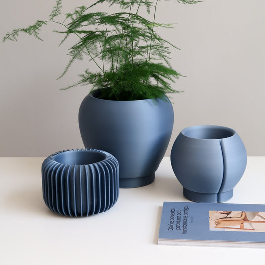 Indoor planter with drainage - ORBELLE LUNE