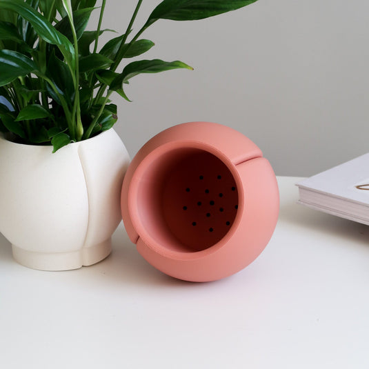 Indoor planter with drainage - ORBELLE OVAL