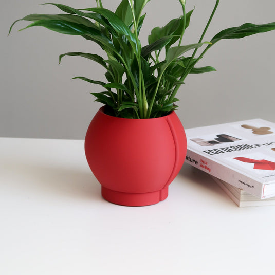 Indoor planter with drainage - ORBELLE OVAL