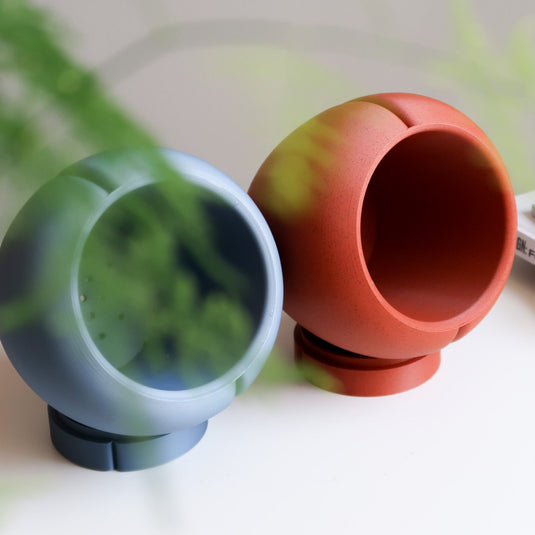 Indoor planter with drainage - ORBELLE LUNE