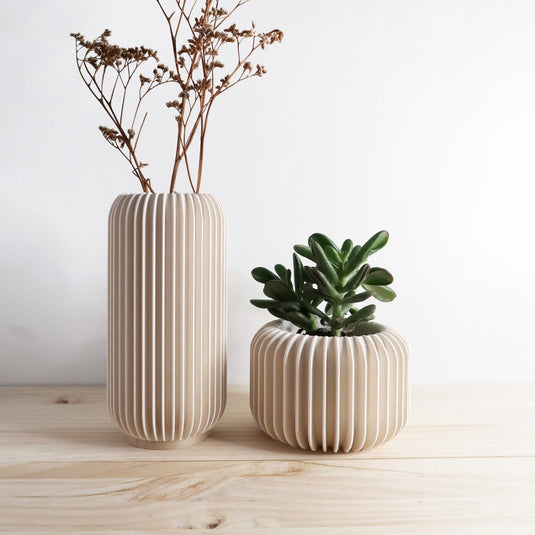 VORENA- Set of Vase and Planter